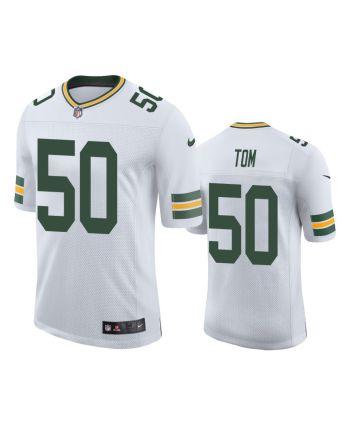 Green Bay Packers Zach Tom 50 White Vapor Limited Jersey