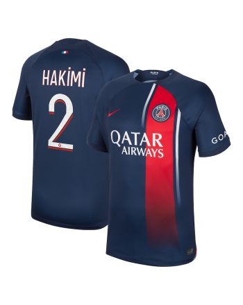 Achraf Hakimi 2 Paris Saint-Germain 2023/24 Home Men Jersey - Navy