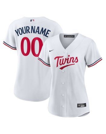 Minnesota Twins Women's Home Custom Jersey - White