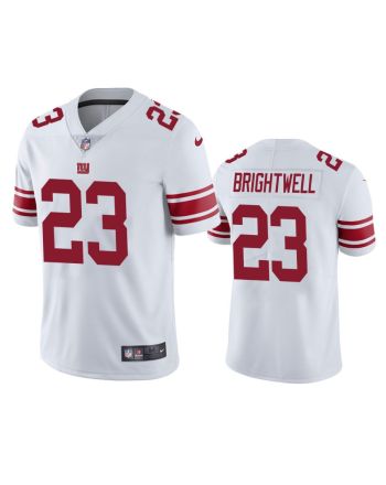 New York Giants Gary Brightwell 23 White Vapor Limited Jersey - Men's