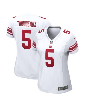 Kayvon Thibodeaux 5 New York Giants Women's 2022 Draft First Round Pick Game Jersey In White