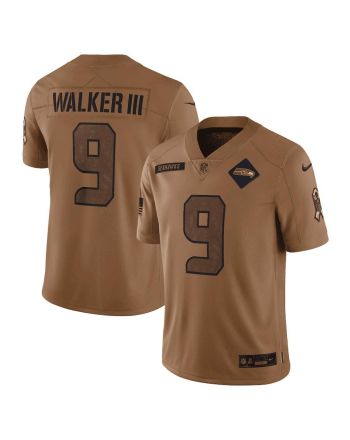 Kenneth Walker III Seattle Seahawks 2023 Salute To Service Limited Jersey - Brown