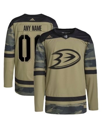 Anaheim Ducks Military Appreciation Team Custom Practice Jersey - Camo