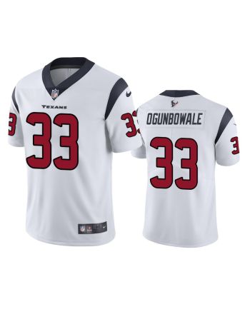 Men's JerseyHouston Texans Dare Ogunbowale 33 White Vapor Limited Jersey - Men's