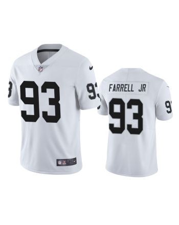 Las Vegas Raiders Neil Farrell Jr. 93 White Vapor Limited Jersey