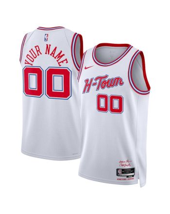 Houston Rockets 2023/24 City Edition Swingman Custom Jersey - White