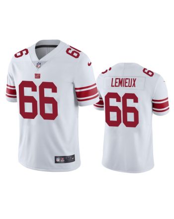 New York Giants 66 Shane Lemieux White Jersey