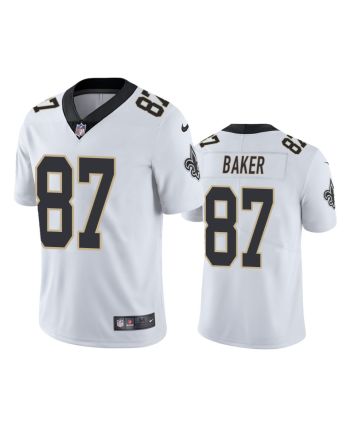 Men's Jersey New Orleans Saints Kawaan Baker 87 White Vapor Limited Jersey