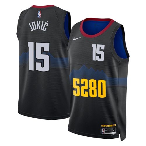 Nikola Jokić 15 Denver Nuggets 2023/24 City Edition Swingman Jersey - Black