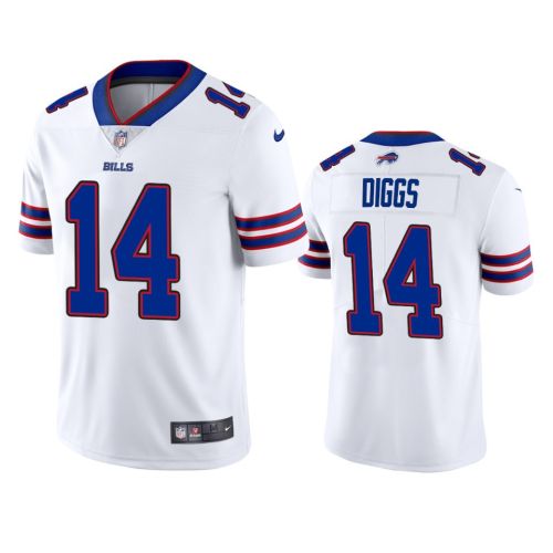 Stefon Diggs 14 Buffalo Bills White Vapor Limited Jersey