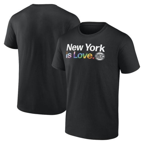 New York Knicks Team City Pride Logo Men T-Shirt - Black