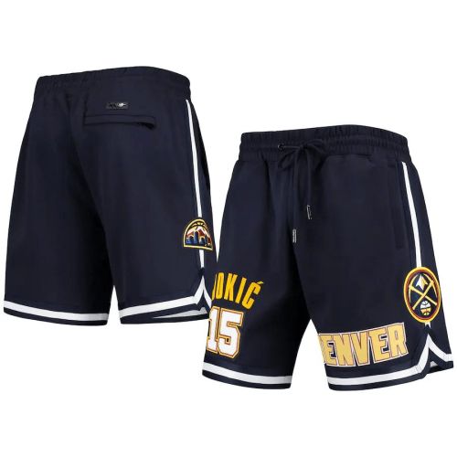 Nikola Jokić 15 Denver Nuggets Navy Team Player Shorts - Men