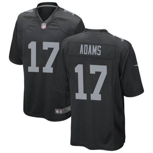 Las Vegas Raiders Davante Adams 17 Game Jersey - Black Jersey