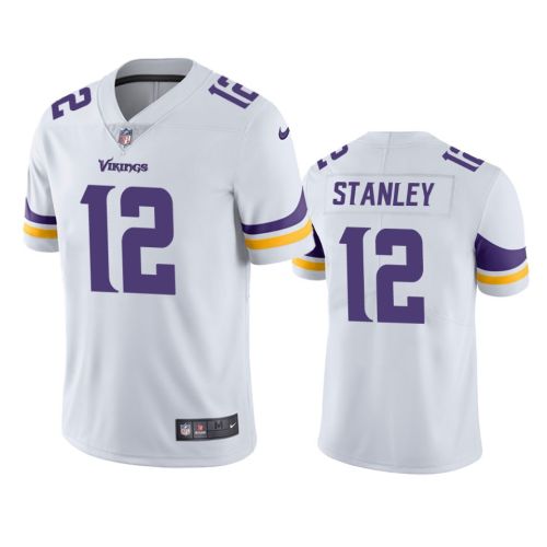 Men's JerseyMinnesota Vikings Nate Stanley 12 White Vapor Limited Jersey - Men's