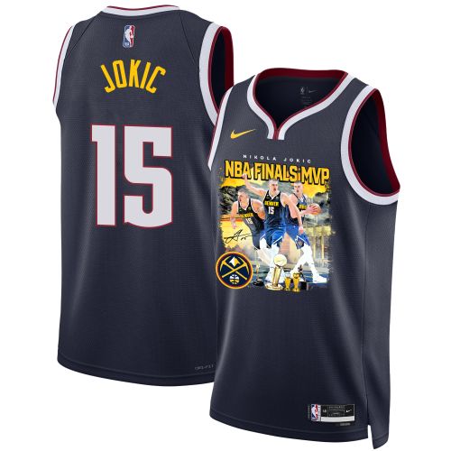 Nikola Jokić Denver's MVP-Crowned Leader 2023 NBA Final Champions Swingman Jersey - Black