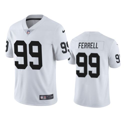 Las Vegas Raiders Clelin Ferrell 99 White Vapor Limited Jersey